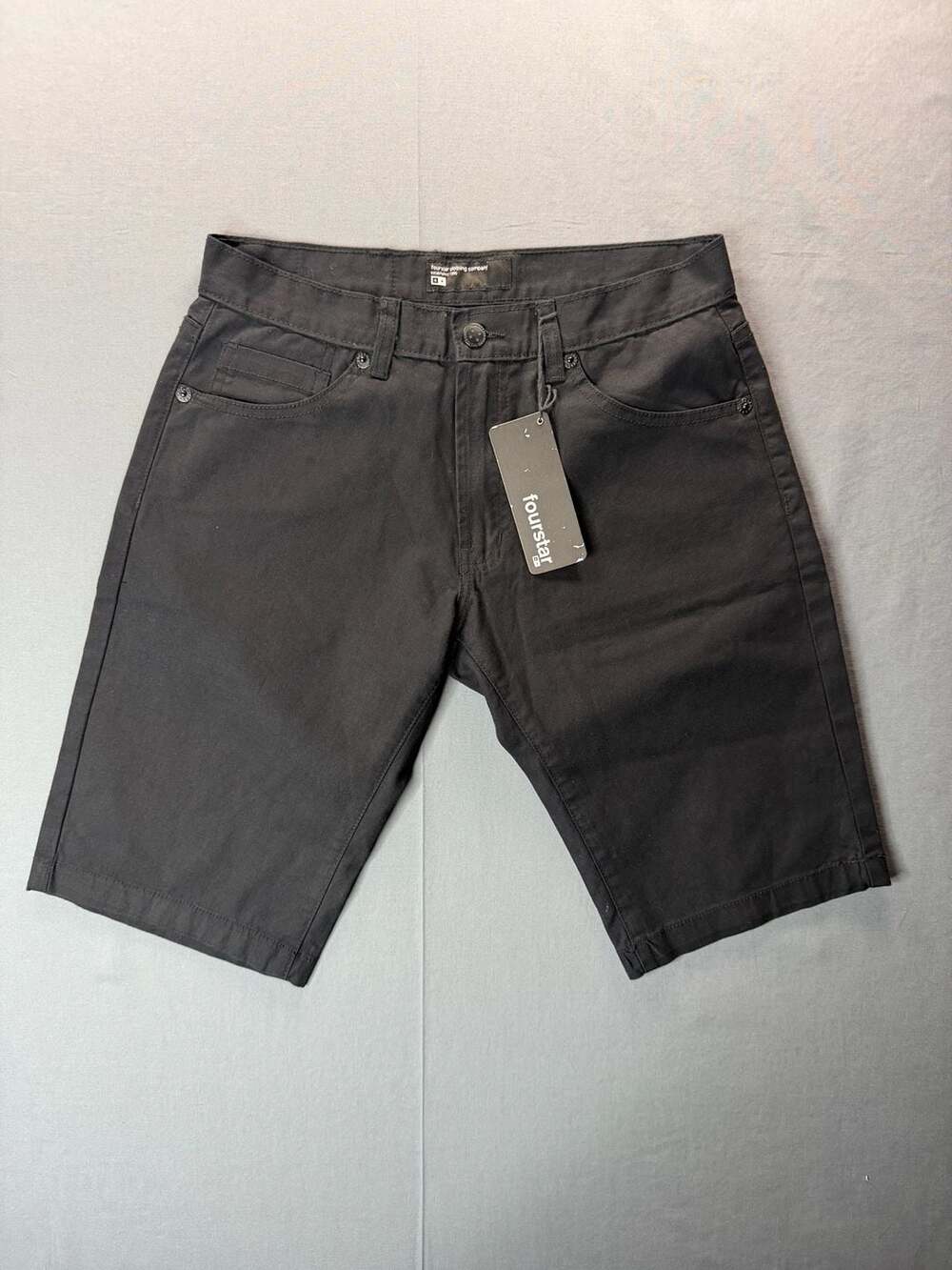 Fourstar Clothing Company Shorts Size 30 Black Cotton Blend New with Tags